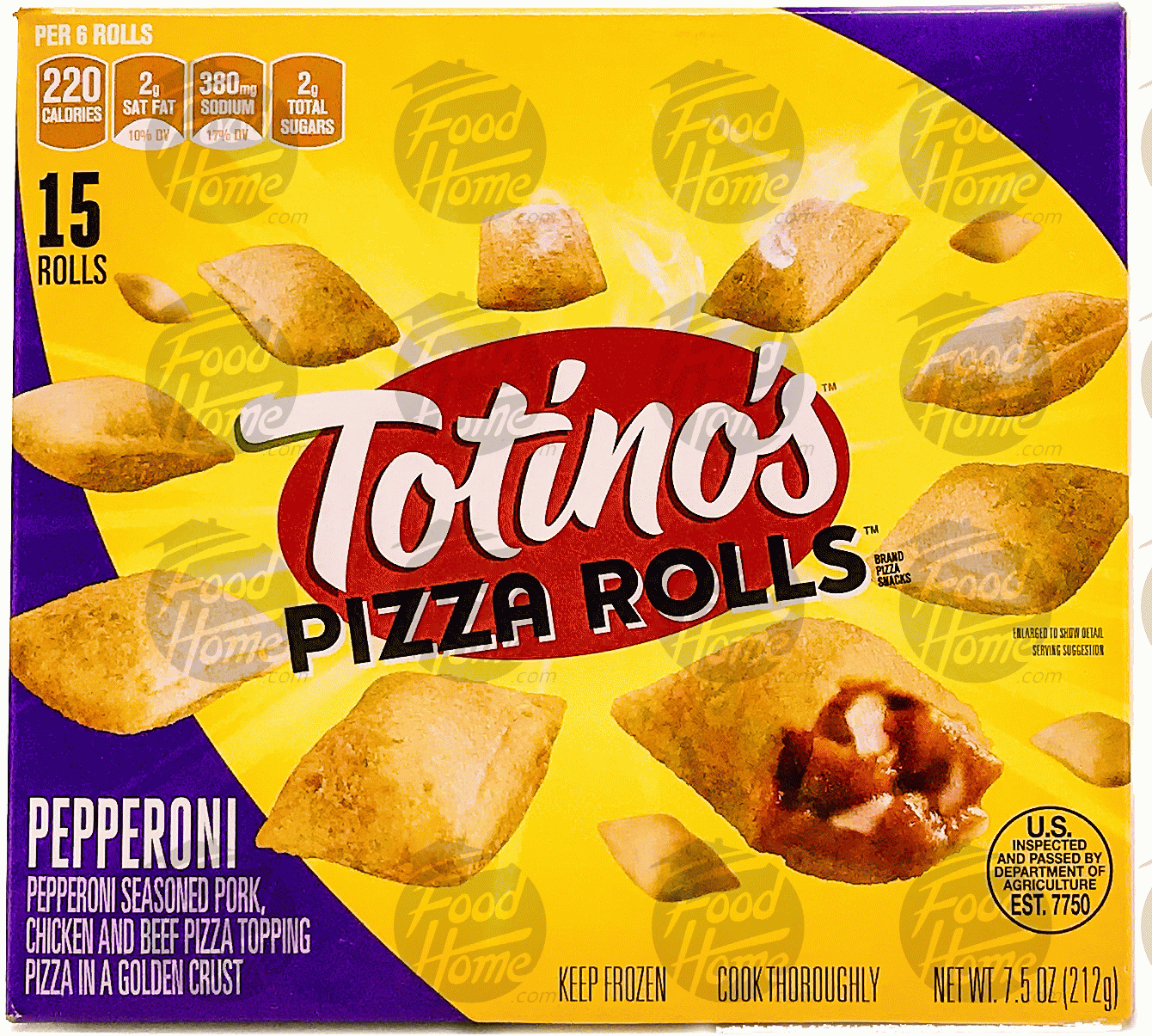 Totino's Pizza Rolls pepperoni pizza rolls 15-count Full-Size Picture